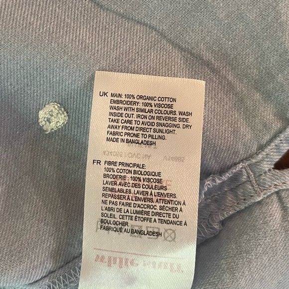 WHITE STUFF SOPHIE ORGANIC COTTON SHIRT - Picture 6 of 10